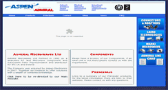 Desktop Screenshot of admiral-microwaves.co.uk